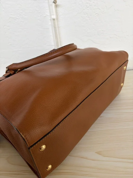 Michael Kors Hamilton East West Leather Satchel - Picture 6 of 9